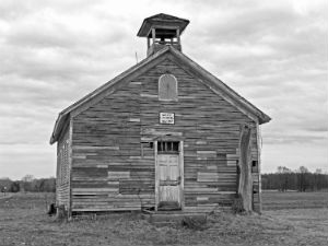 Jacob Goes to School - Weekly Blog Post by Dr. Craig Biehl - black and white old country barn
